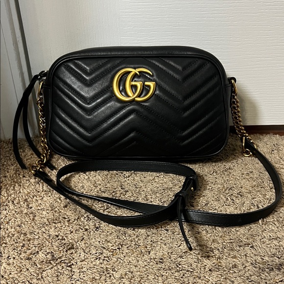 Gucci Handbags - 3349 Black Marmont gucci